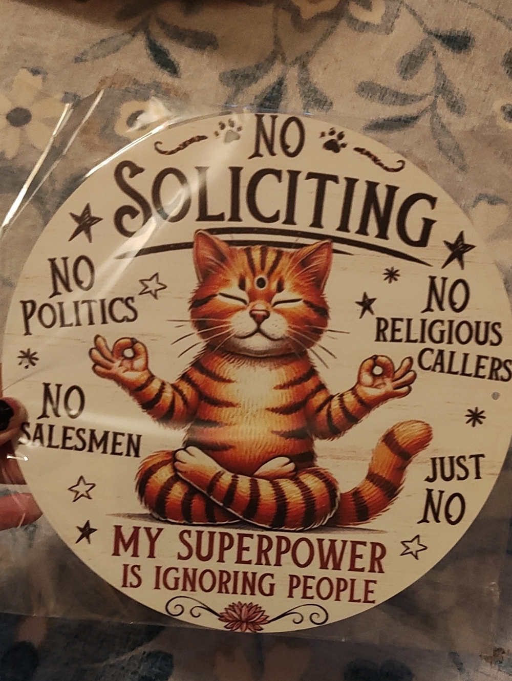 CAT SIGN - Picture 4 of 4
